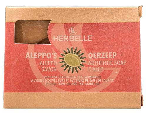 Aleppo's Oerzeep olijfolie met 16% laurierolie bdih 200g